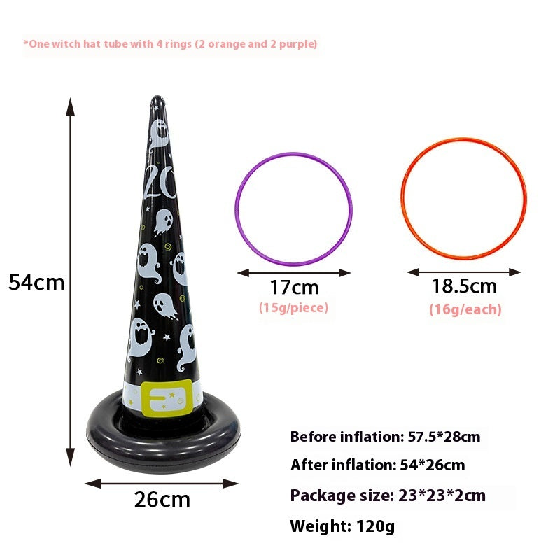 Christmas Inflatable Toys Antlers Head Ferrule Elk Horn Antlers Headband Throwing Ring Ferrule Inflatable Crutch