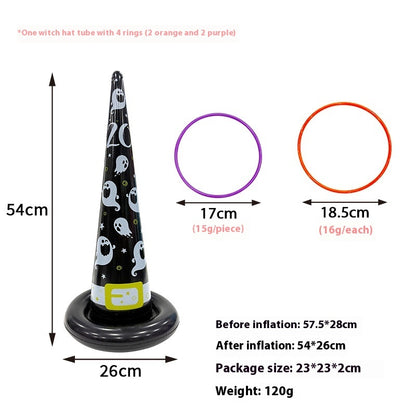 Christmas Inflatable Toys Antlers Head Ferrule Elk Horn Antlers Headband Throwing Ring Ferrule Inflatable Crutch