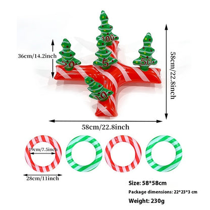 Christmas Inflatable Toys Antlers Head Ferrule Elk Horn Antlers Headband Throwing Ring Ferrule Inflatable Crutch