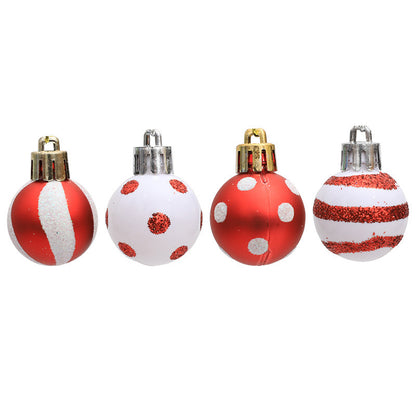 Mini Painted Christmas Ball 3 Cm24PCS Christmas Gift Gift Gift