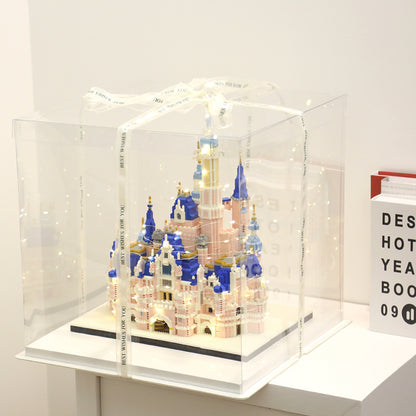 Christmas Gift Tree House Castle Assembly Small Particle Building Toys