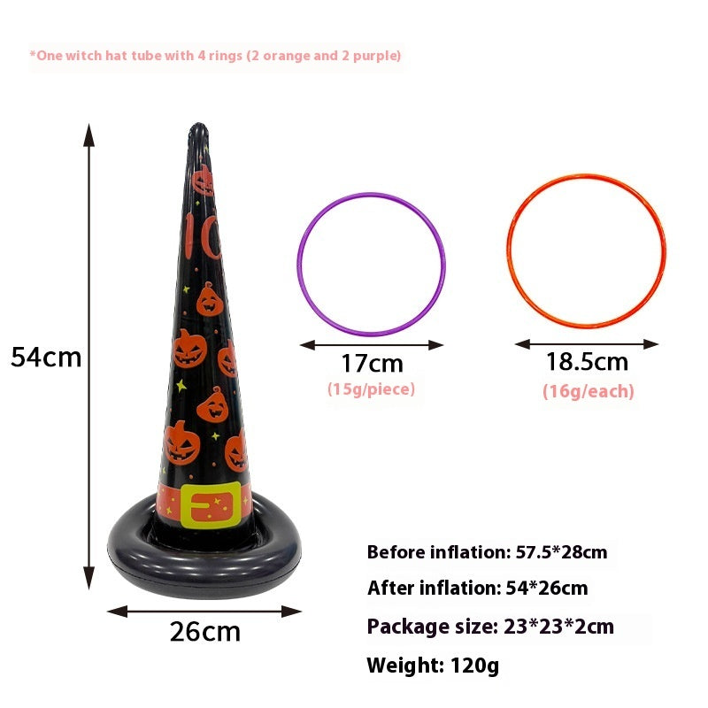 Christmas Inflatable Toys Antlers Head Ferrule Elk Horn Antlers Headband Throwing Ring Ferrule Inflatable Crutch