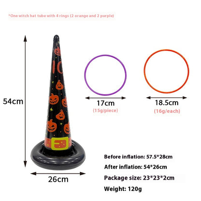 Christmas Inflatable Toys Antlers Head Ferrule Elk Horn Antlers Headband Throwing Ring Ferrule Inflatable Crutch