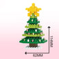 Christmas Tree Elderly Reindeer Ice Man Small Particle Assembly Educational Toys