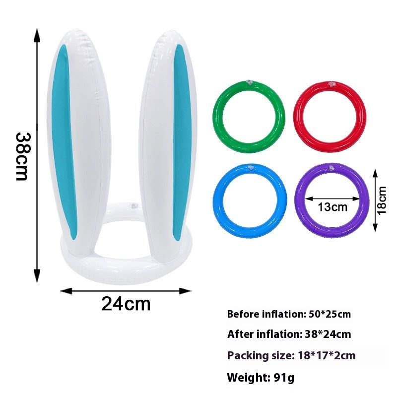 Christmas Inflatable Toys Antlers Head Ferrule Elk Horn Antlers Headband Throwing Ring Ferrule Inflatable Crutch