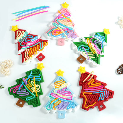 Christmas Tree Decompression Plate Space Sensory Children's Educational Toys