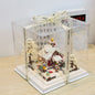 Christmas Gift Tree House Castle Assembly Small Particle Building Toys