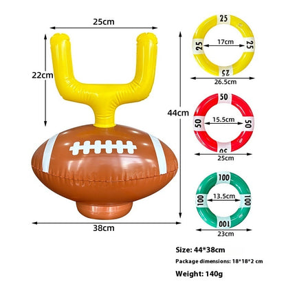 Christmas Inflatable Toys Antlers Head Ferrule Elk Horn Antlers Headband Throwing Ring Ferrule Inflatable Crutch