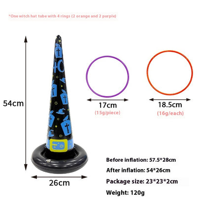 Christmas Inflatable Toys Antlers Head Ferrule Elk Horn Antlers Headband Throwing Ring Ferrule Inflatable Crutch