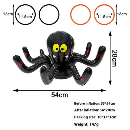 Christmas Inflatable Toys Antlers Head Ferrule Elk Horn Antlers Headband Throwing Ring Ferrule Inflatable Crutch