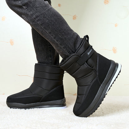 Snow Boots Fleece-lined Warm High-top Cotton-padded Shoes Thickened Casual Men&#039;s And Women&#039;s Boots Cotton-padded Shoes