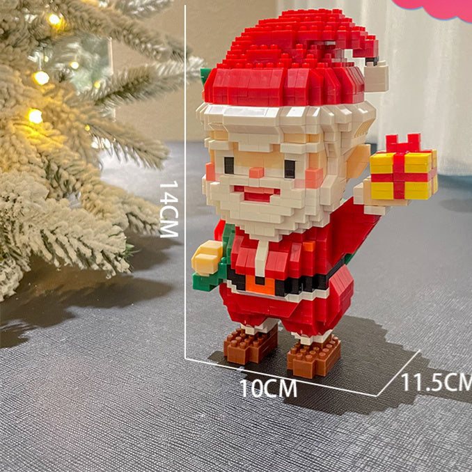 Christmas Series Small Particle Assembling Building Blocks Toys  Puzzle Ornaments