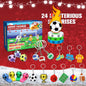 World Cup Football Toys Advent Calendar 24 Grid Countdown Blind Box Christmas Children's Football Toys