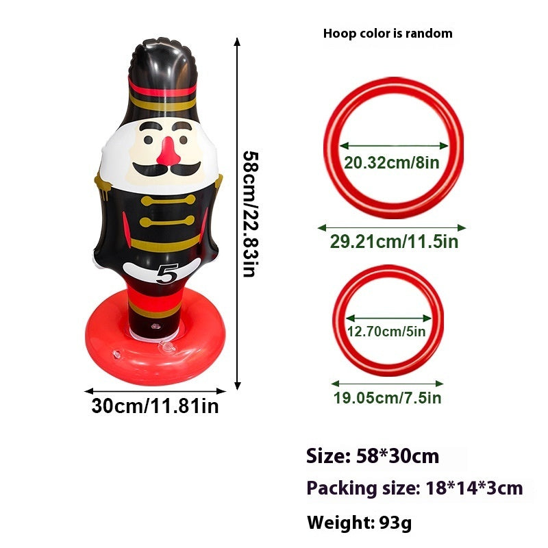 Christmas Inflatable Toys Antlers Head Ferrule Elk Horn Antlers Headband Throwing Ring Ferrule Inflatable Crutch