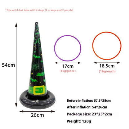 Christmas Inflatable Toys Antlers Head Ferrule Elk Horn Antlers Headband Throwing Ring Ferrule Inflatable Crutch