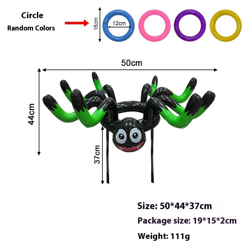 Christmas Inflatable Toys Antlers Head Ferrule Elk Horn Antlers Headband Throwing Ring Ferrule Inflatable Crutch