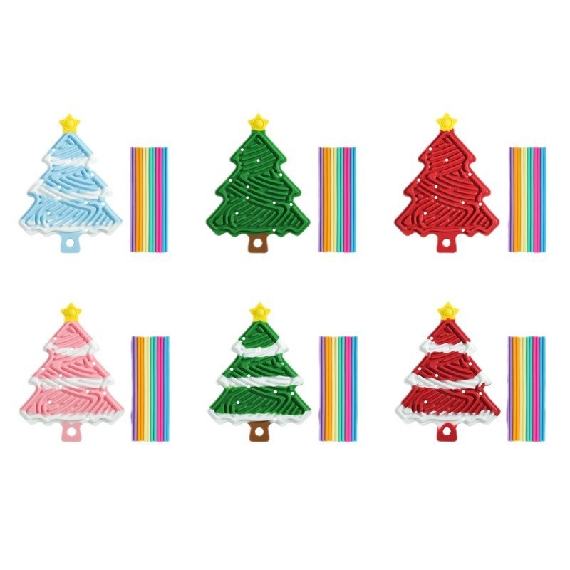 Christmas Tree Decompression Plate Space Sensory Children's Educational Toys