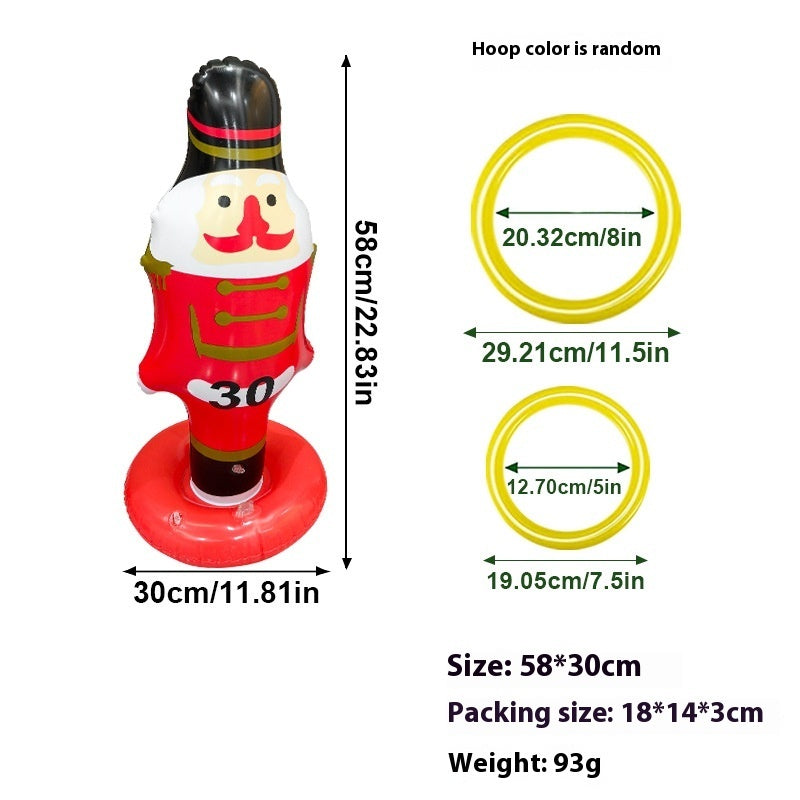 Christmas Inflatable Toys Antlers Head Ferrule Elk Horn Antlers Headband Throwing Ring Ferrule Inflatable Crutch